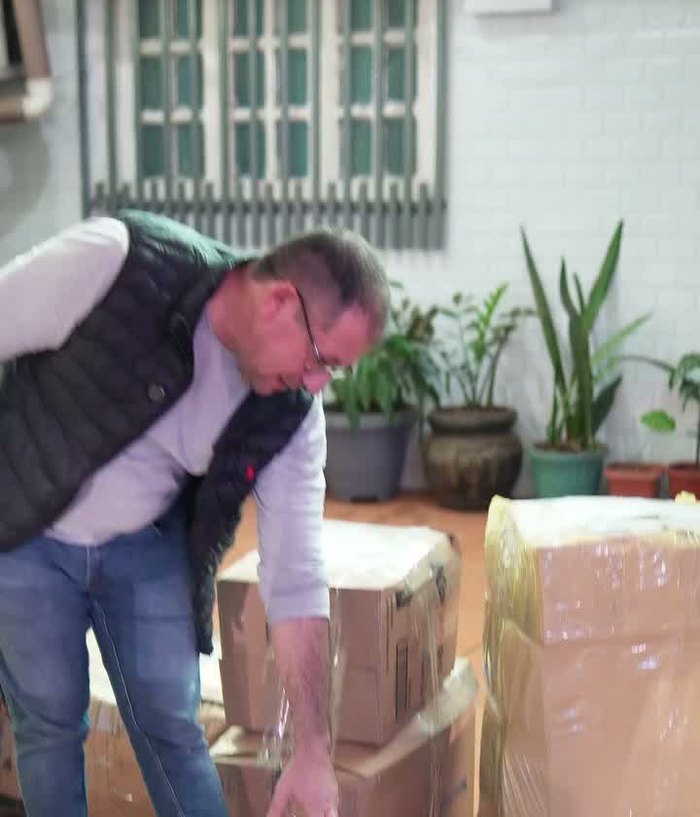 Pedidos embalados y listos para despachar